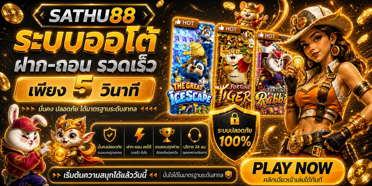 SATHU88 ทางเข้าเว็บตรง สมัคร ทดลองเล่น และคู่มือใช้งาน